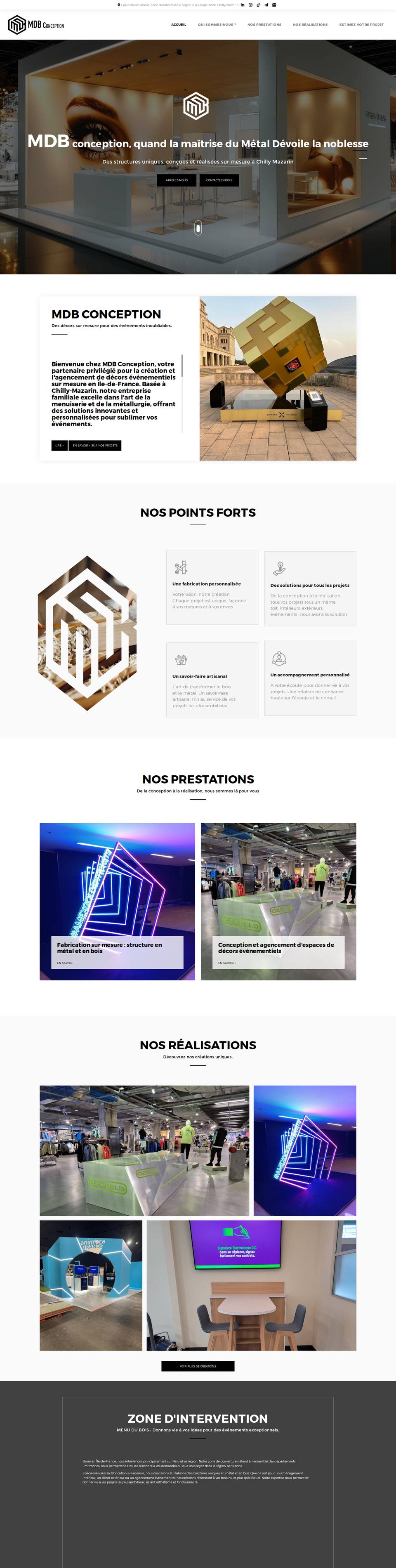 Site MDB Conception